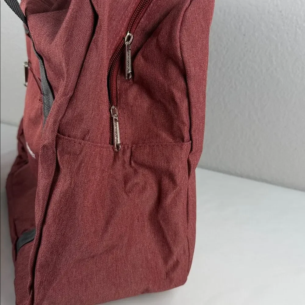 NWOT Men's Duffel Bag - Burgundy and Gray